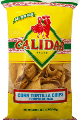 Calidad Tortilla Chips Corn - 12 Oz - Image 2