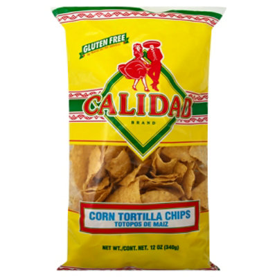 Calidad Tortilla Chips Corn - 12 Oz - Image 1