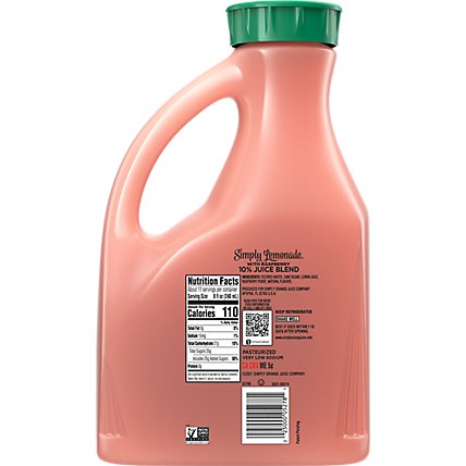Simply Lemonade Juice All Natural With Raspberry - 2.63 Liter - Image 6