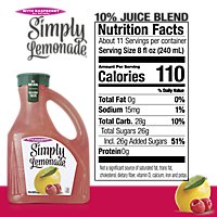 Simply Lemonade Juice All Natural With Raspberry - 2.63 Liter - Image 4