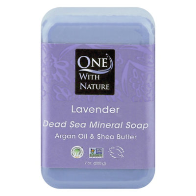 One With Nature Bar Soap Lavender - 7 Oz - Image 3