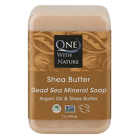 One With Nature Bar Soap Shea Butter - 7 Oz