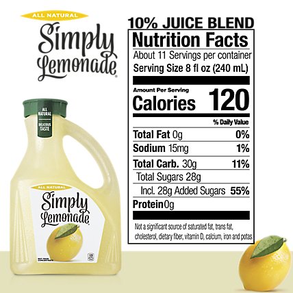 Simply Lemonade Juice All Natural - 2.63 Liter - Image 4