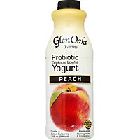 GlenOaks Yogurt Drinkable Low Fat With Probiotics Peach - 32 Fl. Oz. - Image 2