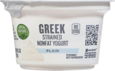 Open Nature Yogurt Greek Nonfat Strained Plain - 5.3 Oz - Image 2