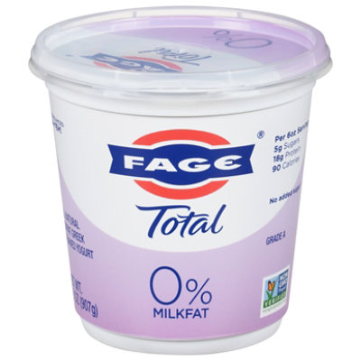 FAGE Total 0% Milkfat Plain Greek Yogurt - 32 Oz - Image 3