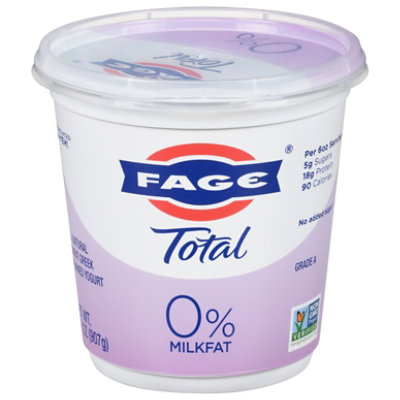 Fage Total 0% Yogurt Greek Nonfat Strained - 35.3 Oz