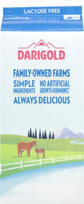 Darigold Milk Lactose Free Reduced Fat 2% - Half Gallon - Image 6