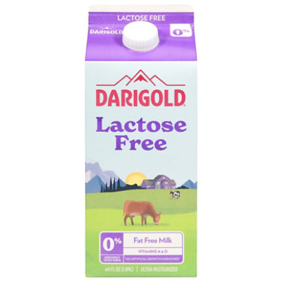 Darigold Milk Lactose Free Fat Free - Half Gallon - Image 1