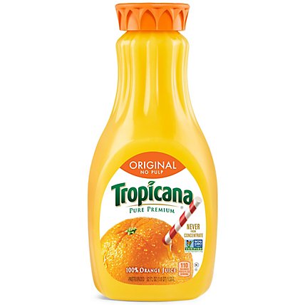 Tropicana Orange Juice Pure Premium No Pulp Original Chilled - 52 Fl. Oz. - Image 1