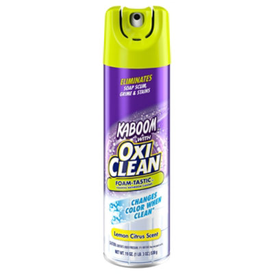 Kaboom Citrus Scent Foam-Tastic With Oxi Clean - 19 Oz - Image 2