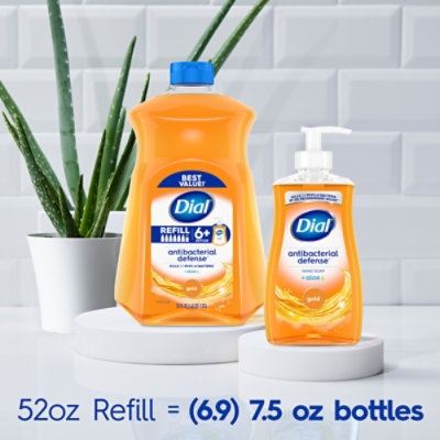 Dial Complete Gold Antibacterial Liquid Hand Soap Refill - 52 Fl. Oz. - Image 6