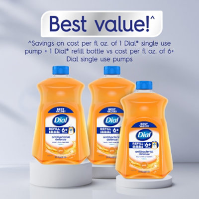 Dial Complete Gold Antibacterial Liquid Hand Soap Refill - 52 Fl. Oz. - Image 5