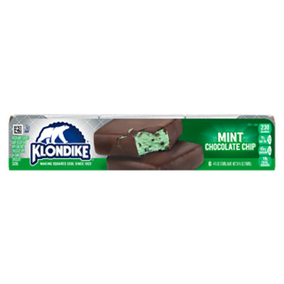 Klondike Mint Chocolate Chip Frozen Dairy Dessert Bars - 4 Fl. Oz. - Image 7