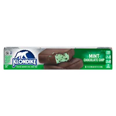 Klondike Mint Chocolate Chip Frozen Dairy Dessert Bars - 4 Fl. Oz. - Image 1