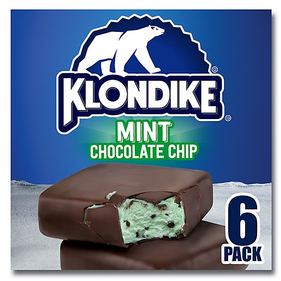 Klondike Mint Chocolate Chip Frozen Dairy Dessert Bars - 4 Fl. Oz.