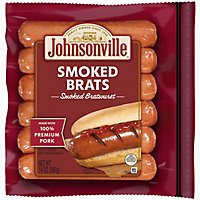 Johnsonville Brats Smoked Bratwurst Fully Cooked 6 Links - 14 Oz - Image 2