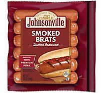 Johnsonville Brats Smoked Bratwurst Fully Cooked 6 Links - 14 Oz