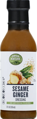 Open Nature Dressing Asian Sesame Ginger - 12 Fl. Oz. - Image 2