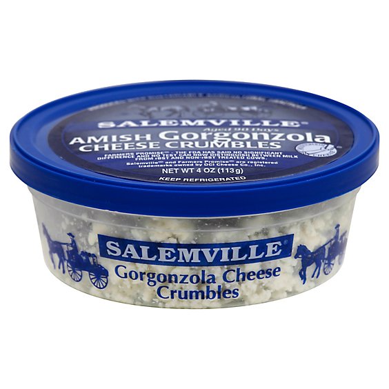 Salemville Cheese Amish Gorgonzola Crumbles - 4 Oz