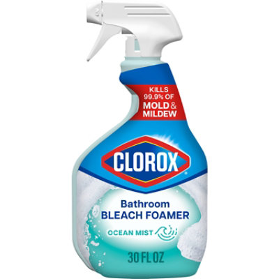 Clorox Bathroom Foamer with Bleach Spray Ocean Mist - 30 Oz - Image 1