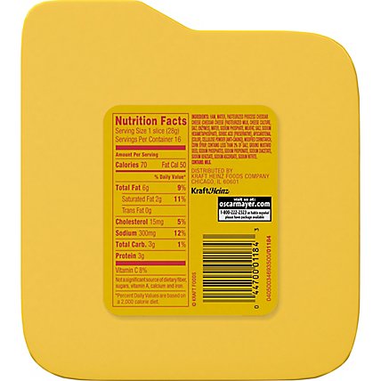 Oscar Mayer Ham & Cheese Loaf Lunch Meat with Real Kraft Cheese Pack - 16 Oz - Image 8