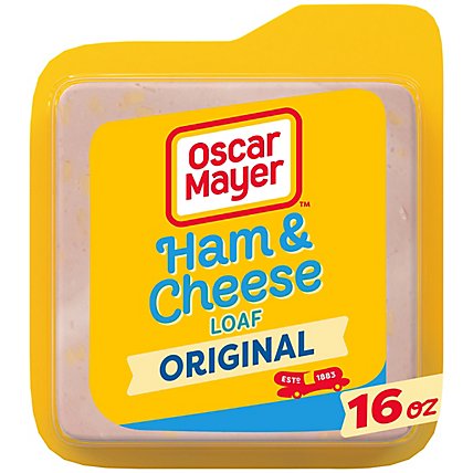 Oscar Mayer Ham & Cheese Loaf Lunch Meat with Real Kraft Cheese Pack - 16 Oz - Image 1