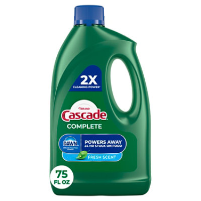 Cascade Complete Dishwasher Detergent Gel With Dawn Fresh Scent - 75 Oz - Image 1