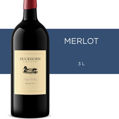 Duckhorn Napa Valley Merlot Wine 3 Liter vons