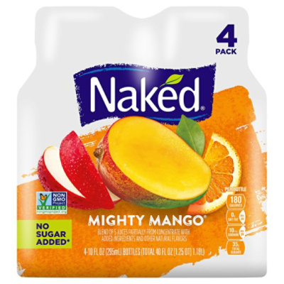 Naked Juice Mighty Mango 100% Juice Smoothie - 4-10 Fl. Oz. - Image 2