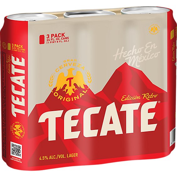 Tecate Original Mexican Lager Beer Cans