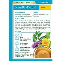 Traditional Medicinals Organic EveryDay Detox Lemon Herbal Tea Bags - 16 Count - Image 5