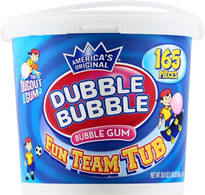 Dubble Bubble Gum Fun Team Tub - 165 Count - Image 2