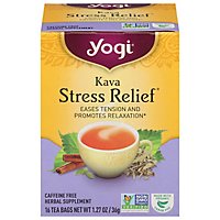 Yogi Herbal Supplement Tea Kava Stress Relief 16 Count - 1.27 Oz - Image 3