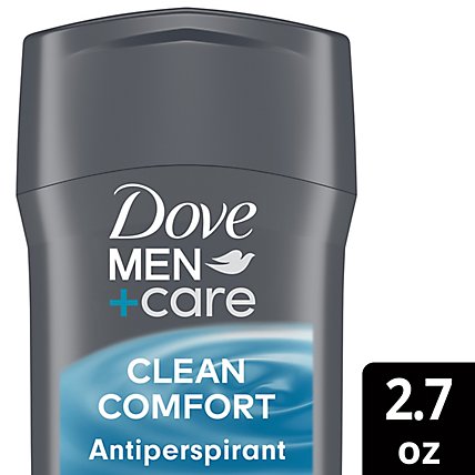 Dove Men+Care Antiperspirant Deodorant Clean Comfort - 2.7 Oz - Image 1
