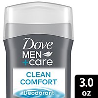 Dove Men+Care Deodorant Clean Comfort - 3 Oz - Image 1