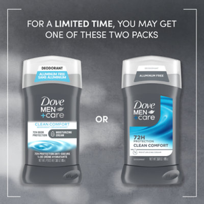 Dove Men+Care Deodorant Clean Comfort - 3 Oz - Image 4