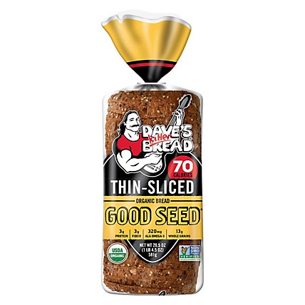 Daves Killer Bread Good Seed Thin-Sliced Organic Bread - 20.5 Oz - Image 3