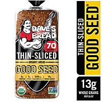 Daves Killer Bread Good Seed Thin-Sliced Organic Bread - 20.5 Oz - Image 2