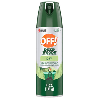 Off! Deep Woods Insect Repellent Dry Aerosol Spray - 4 Oz - Image 2