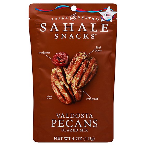 Sahale Snacks Snack Better Pecans Glazed Mix Valdosta - 4 Oz