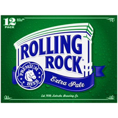 Rolling Rock Extra Pale Beer Cans - 12-12 Fl. Oz. - Image 2
