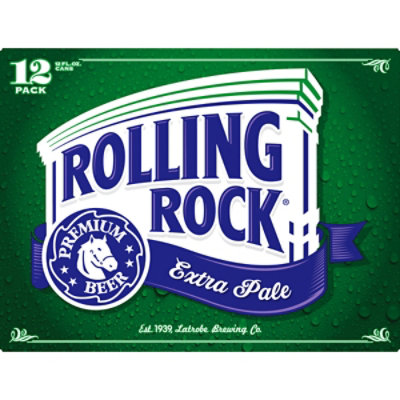 Rolling Rock Extra Pale Beer Cans - 12-12 Fl. Oz. - Image 3