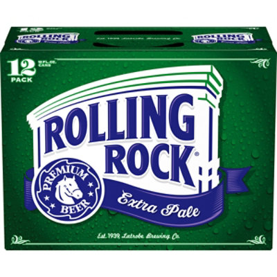 Rolling Rock Extra Pale Beer Cans - 12-12 Fl. Oz. - Image 2