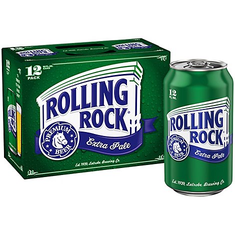Rolling Rock Beer Cans - 12-12 Fl. Oz.