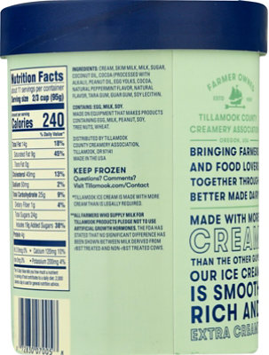 Tillamook Mint Chocolate Chip Ice Cream - 1.75 Quart - Image 5