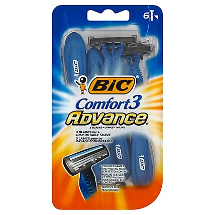 BIC Shavers Comfort 3 Advance - 6 Count - Image 3