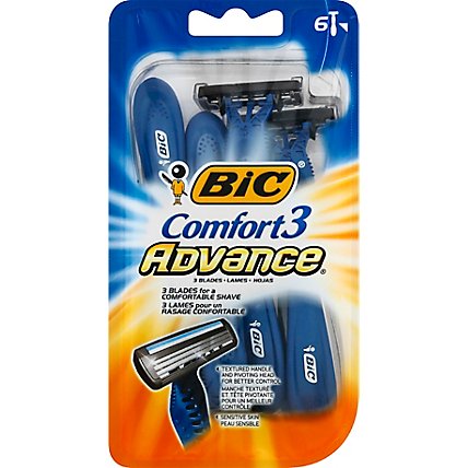 BIC Shavers Comfort 3 Advance - 6 Count - Image 2