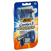 BIC Shavers Comfort 3 Advance - 6 Count - Image 1