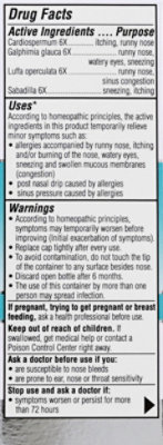 Similasan Nasal Allergy Relief Nasal Mist - .68 Fl. Oz. - Image 5